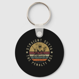 Ice Hockey Player Goalie Jersey Puck Face Mask Tea Key Ring