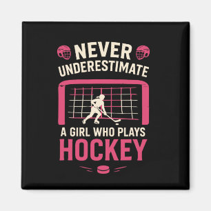 Ice Hockey Player Hockey Lovers Funny Hockey For W Magnet