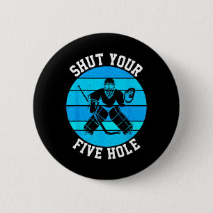 Ice Hockey Player Ice Hockey Fan Sport Ice Hockey 6 Cm Round Badge