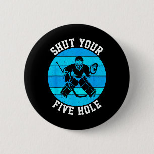 Ice Hockey Player Ice Hockey Fan Sport Ice Hockey  6 Cm Round Badge