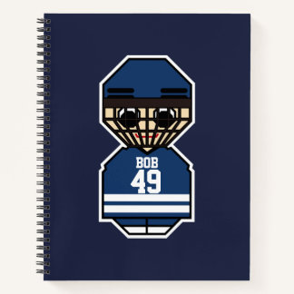 Ice hockey player notebook