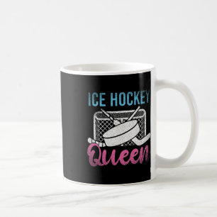 Ice Hockey Player Princess Girls Women Ice Hockey Coffee Mug