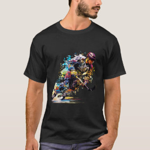 Ice Hockey Player Sport Game Champion Competition T-Shirt