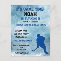 Ice hockey player sport theme 