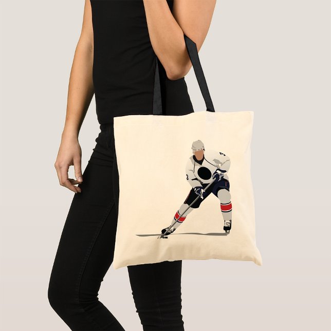 Ice Hockey Player Tote Bag (Creator Uploaded)