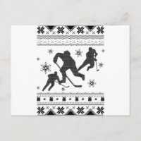 Ice Hockey Player Ugly Christmas | Hockey Gift
