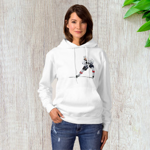 Ice Hockey Player Womens Hoodie