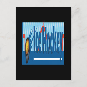Ice Hockey Postcard