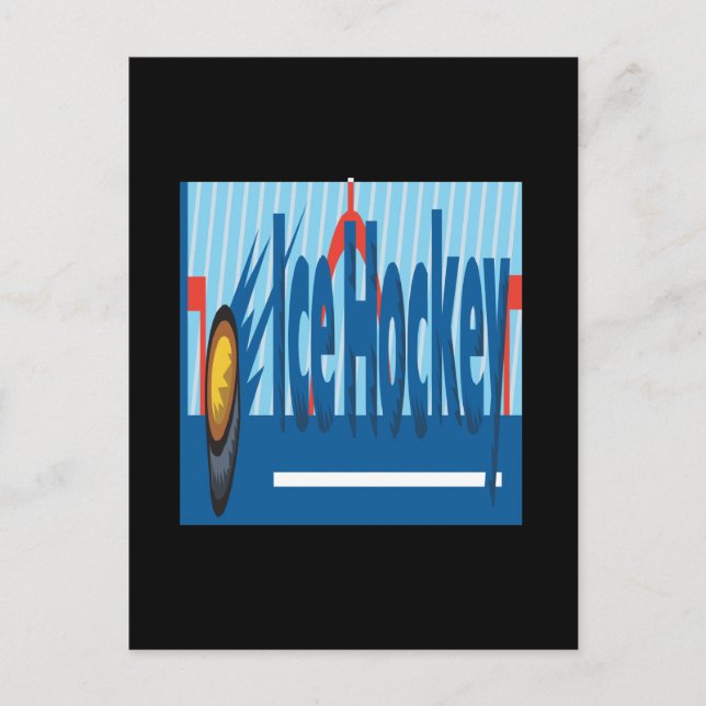 Ice Hockey Postcard (Front)