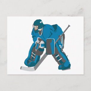 Ice Hockey Postcard
