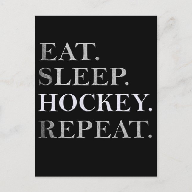 Ice Hockey Postcard (Front)