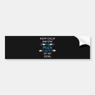 Ice Hockey Puck Play Ice Hockey Winter Team Sport  Bumper Sticker