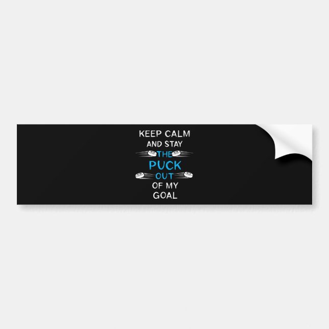 Ice Hockey Puck Play Ice Hockey Winter Team Sport  Bumper Sticker (Front)