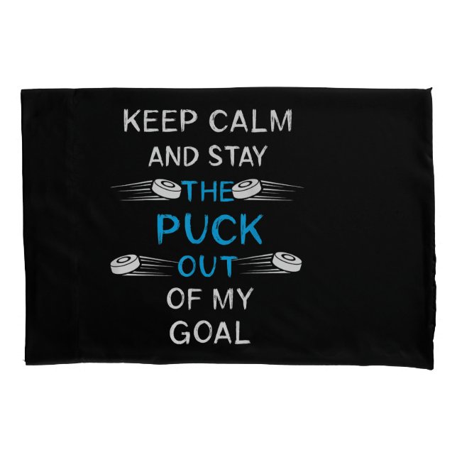 Ice Hockey Puck Play Ice Hockey Winter Team Sport  Pillowcase (Front)