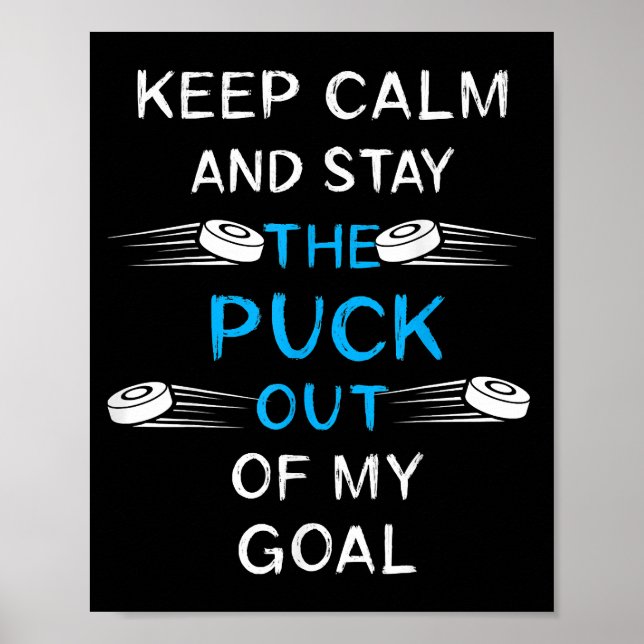 Ice Hockey Puck Play Ice Hockey Winter Team Sport  Poster (Front)
