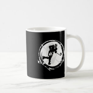 Ice Hockey Puck Stick Ice Rink Trainer Coach Gift Coffee Mug