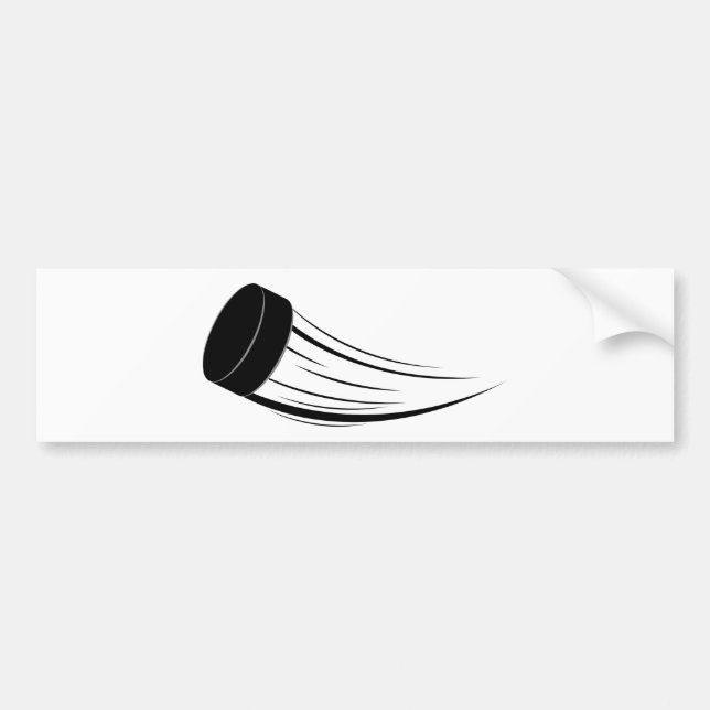 Ice Hockey Pucks 2 Bumper Sticker (Front)
