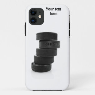 Ice hockey pucks iPhone 11 case