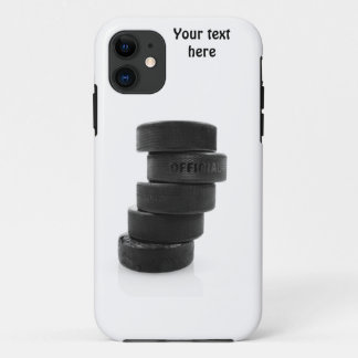 Ice hockey pucks iPhone 11 case
