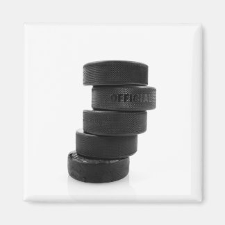 Ice hockey pucks... magnet
