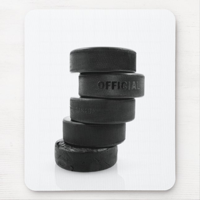 Ice hockey pucks... mouse mat (Front)