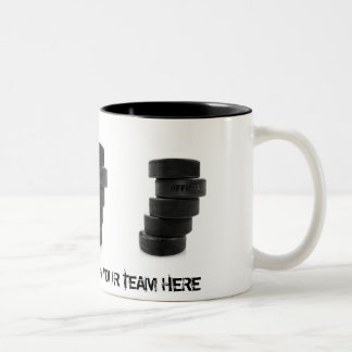 Ice hockey pucks ... mug