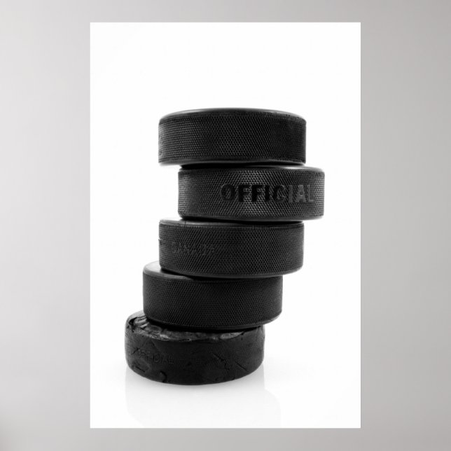 Ice hockey pucks .. poster (Front)