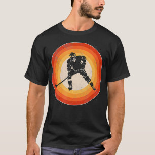 Ice Hockey Retro Vintage Style For Hockey Player S T-Shirt