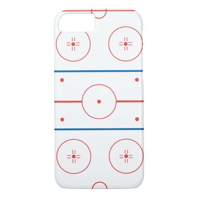 ice hockey rink graphic Case-Mate iPhone case (Back)