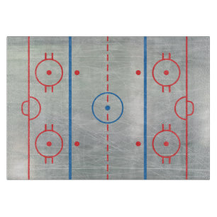 (Ice) Hockey Rink Ice Cutting Board