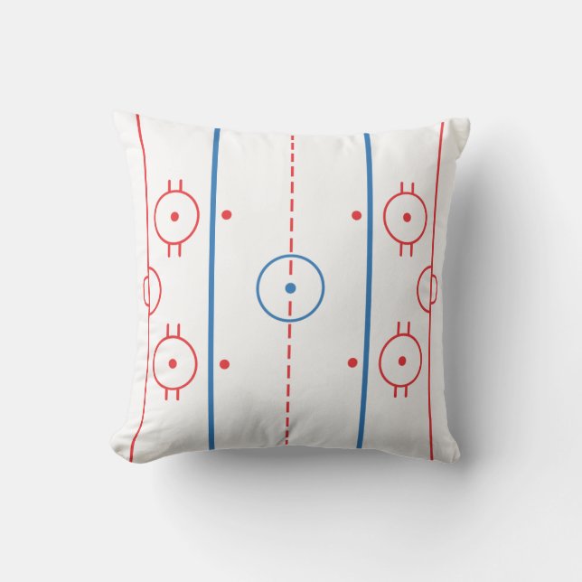 (Ice) Hockey Rink Pillow (Front)