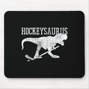 Ice Hockey Shirt Field Hockey T Rex Funny Tee  Mouse Mat