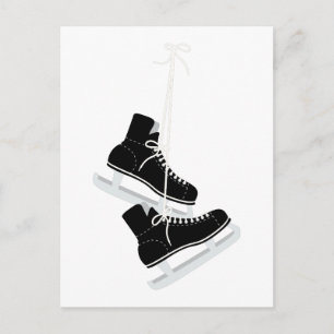 Ice Hockey Skates Postcard