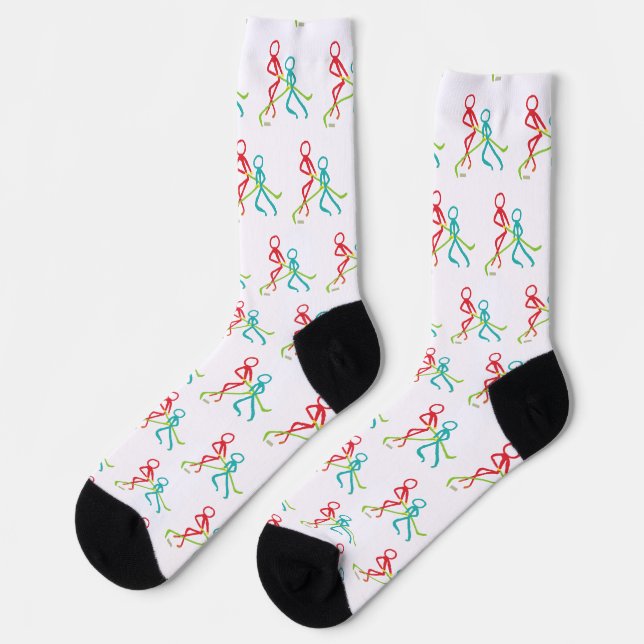 Ice Hockey Stickmen Socks (Left)