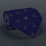 Ice Hockey Sticks Monogram Initials Midnight Blue Tie<br><div class="desc">Score a style goal with our Ice Hockey Sticks and Puck Necktie – the perfect accessory for the NHL enthusiast and ice hockey aficionado in your life. This tie isn't just a fashion statement; it's a powerful expression of passion for the sport, making it an ideal gift for hockey players,...</div>