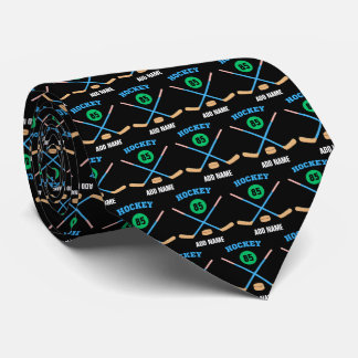 Ice Hockey Team Player Custom Tie