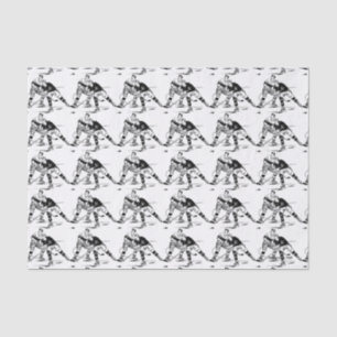 Ice hockey tissue paper