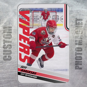 Ice Hockey Trading Card Magnet