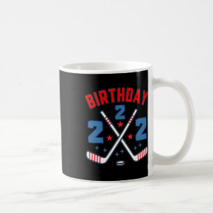 Ice Hockey Two Birthday Boy 2nd Party Boys Age 2 Coffee Mug