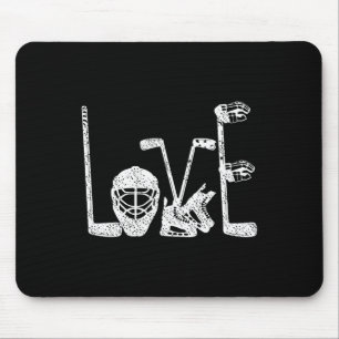 Ice Hockey Valentine's Day For Lovers Hockey Boys Mouse Mat