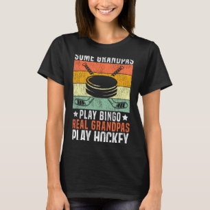 Ice Hockey Vintage Grandpa Retro Some Grandpas T-Shirt