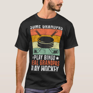 Ice Hockey Vintage Grandpa Retro Some Grandpas T-Shirt