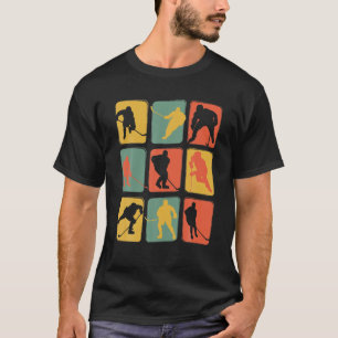 Ice Hockey Vintage Hockey Team Retro Club T-Shirt