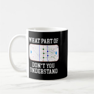 Ice Hockey Vintage Rink Performance Coffee Mug