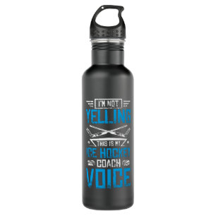 Ice Hockey Yelling Coach 710 Ml Water Bottle