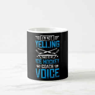 Ice Hockey Yelling Coach Coffee Mug