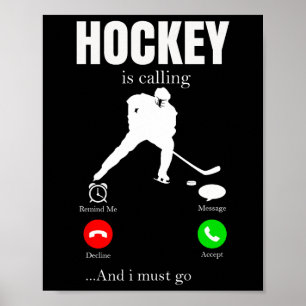 Ice Hockey Youth Women Puck Hockeyplayer Player Me Poster