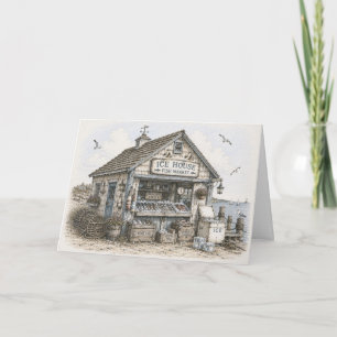 Ice House Fish Market Card