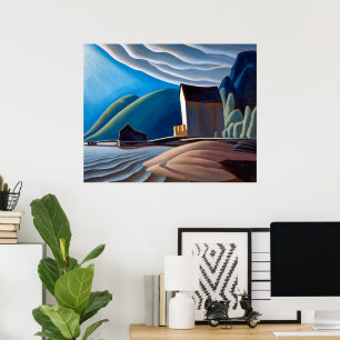 Ice House, Lake Superior Lawren Harris Poster