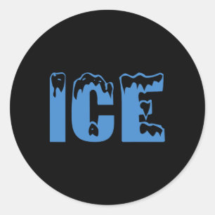 Ice Ice And By Funny Diy Halloween Costume Classic Round Sticker